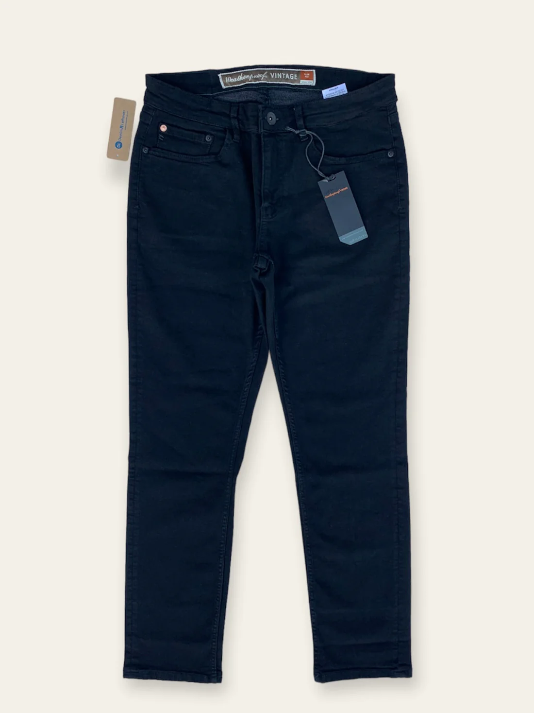 Men's Slim Fit Black Jeans DL4252