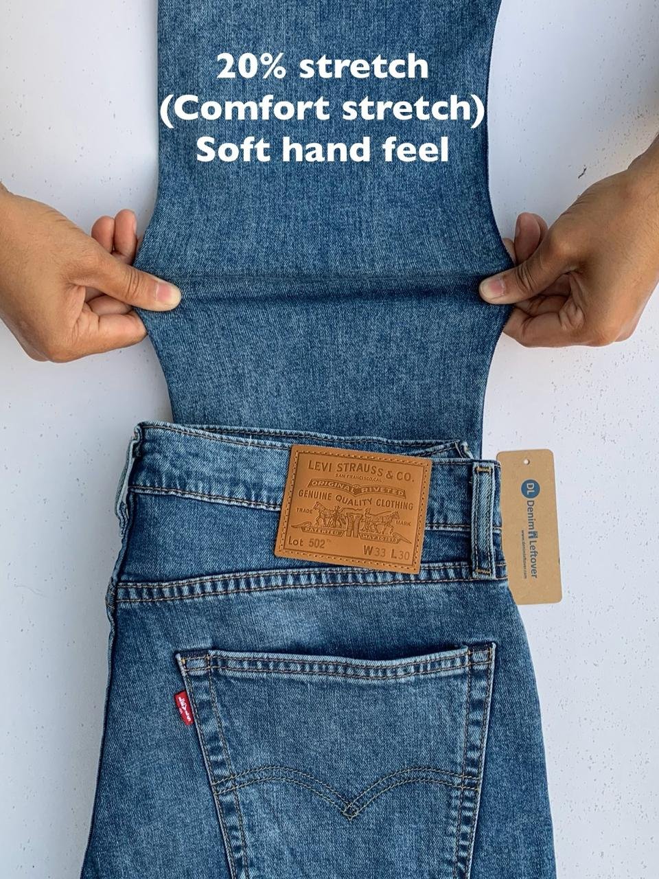 Men's 502 Regular Taper Fit Medium Blue DL4247 - Image 3